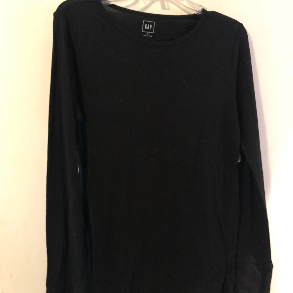 Plain Black Long Sleeve Tee